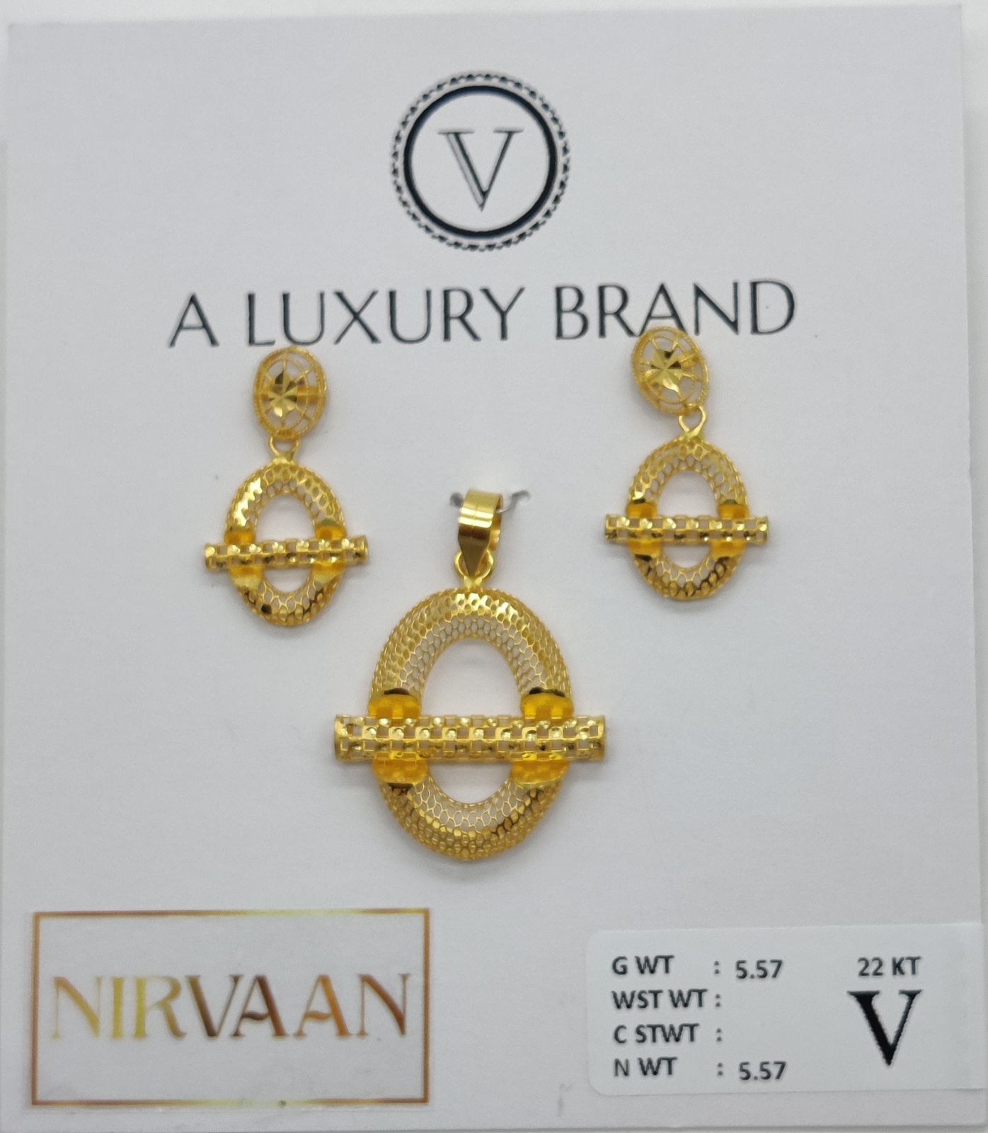 Nirvaan Bubble Pendant Set