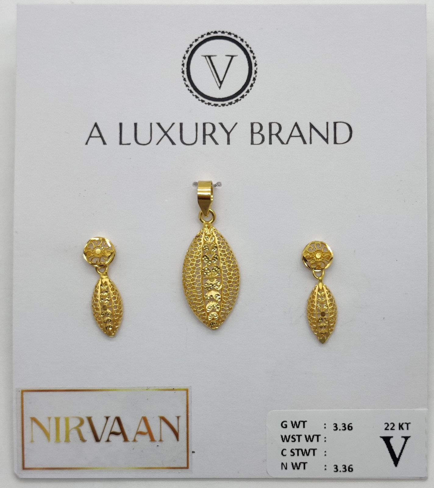Nirvaan Bubble Pendant Set
