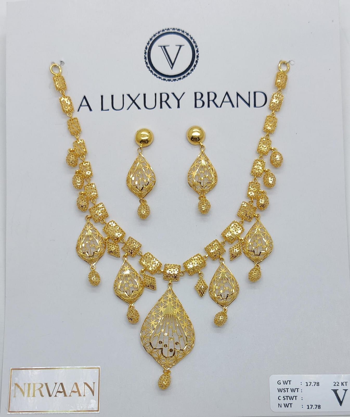 NIRVAAN BUBBLE NECKLACE SET